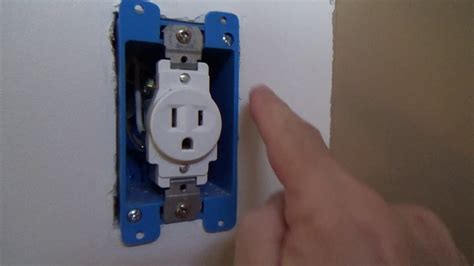 electrical outlet box loose|how to secure loose outlet.